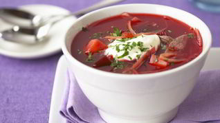 Борщ со свеклой