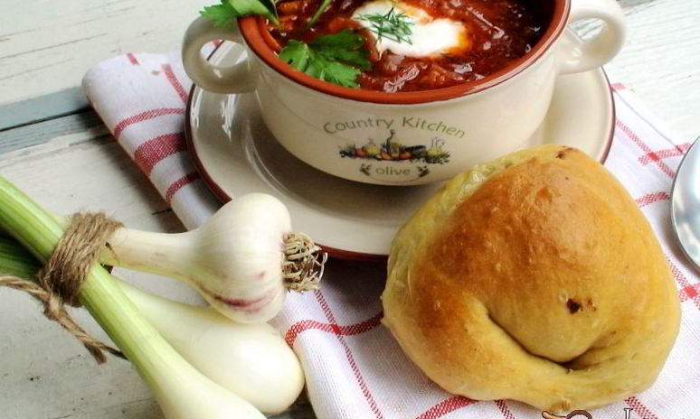 Рецепт борща, томленного в духовке