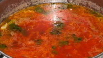 капустный борщ