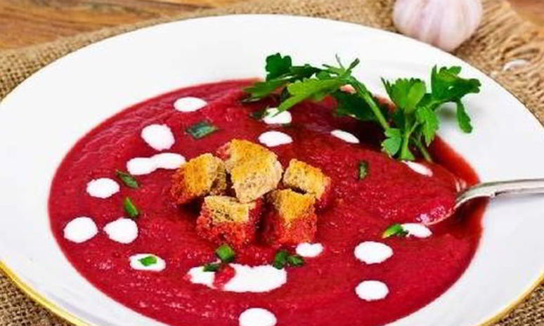 Рецепт холодного борща-пюре