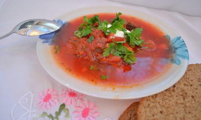 Рецепт ленивого борща