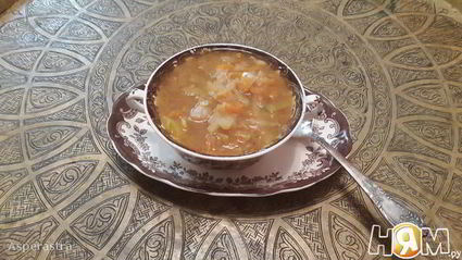 осенний желтый борщ