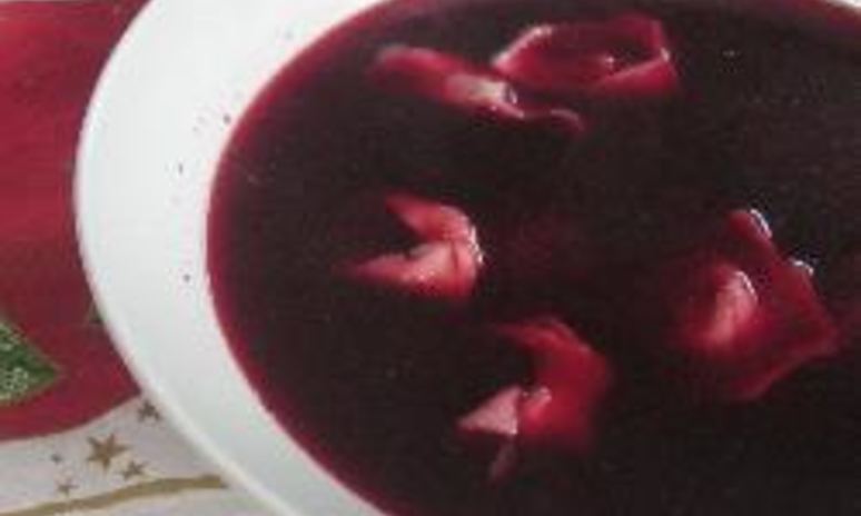 Рецепт польского борща на свекольной закваске с сухими грибами