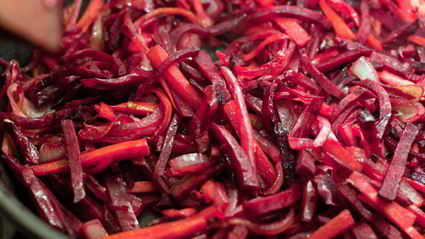 постный борщ с грибами