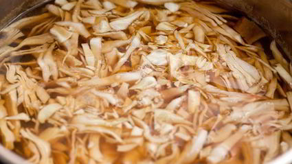 постный борщ с грибами