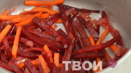 постный борщ