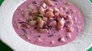 Шалтибарщай — холодный литовский борщ