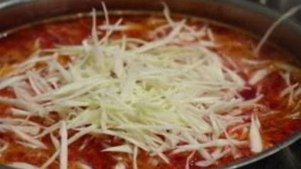 вкусный борщ с говядиной