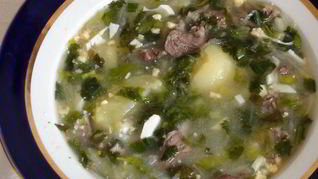 Зеленый борщ