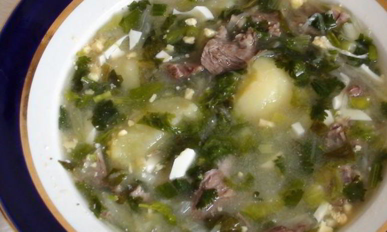 Рецепт зеленого борща