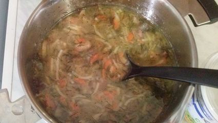 грибной суп из подосиновиков