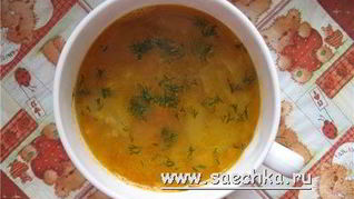 Итальянский постный суп