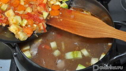 картофельный суп с кабачками