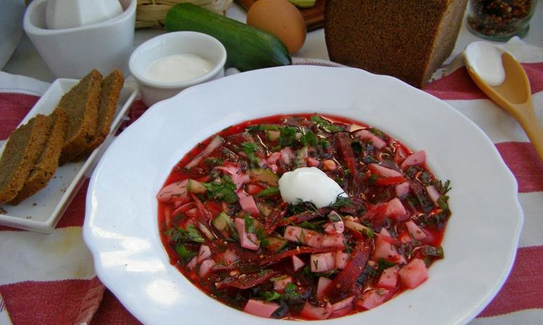 Рецепт холодника из свеклы