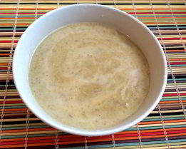 Крем-суп с брокколи и чечевицей