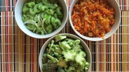 крем-суп с брокколи и чечевицей