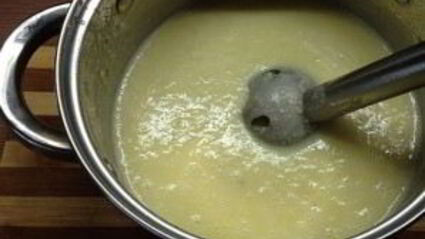 кукурузный крем-суп с креветками