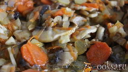 куриный суп с гречневыми хлопьями и шампиньонами