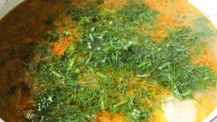 куриный суп с рисом и картошкой