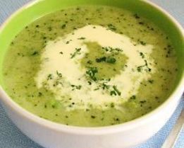 Летний суп из кабачков