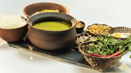 мохинга — бирманский рыбный суп с лапшой