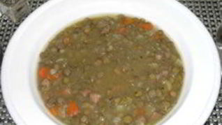 Немецкий суп из чечевицы