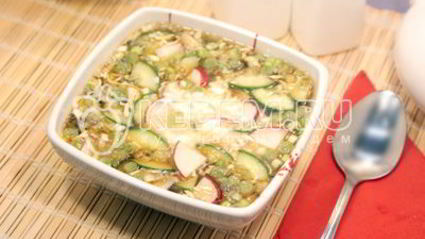 окрошка на квасе