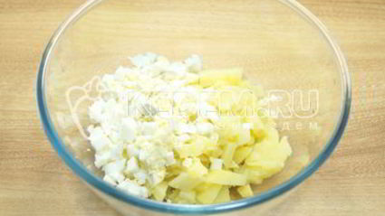 окрошка с колбасой