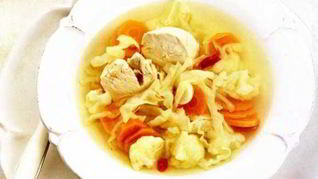 Пикантный куриный суп