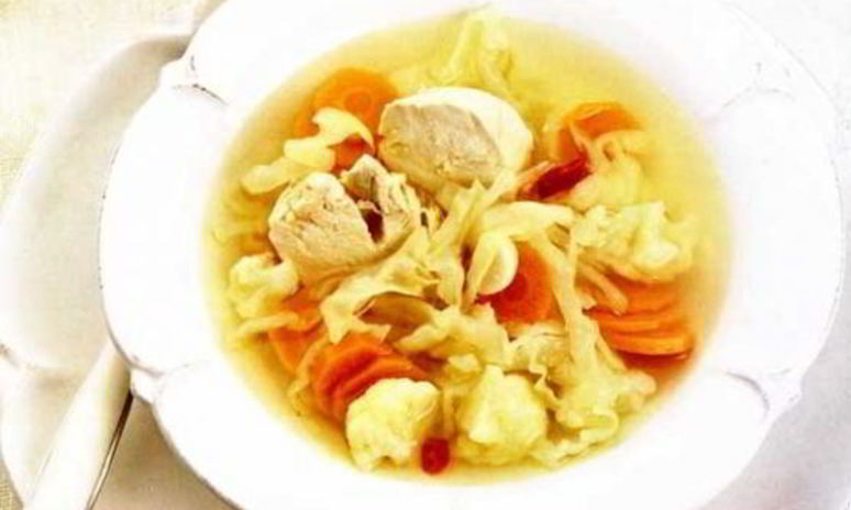 Рецепт пикантного куриного супа