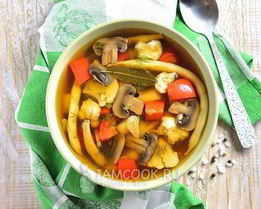 Постный суп без масла