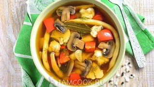 Постный суп без масла