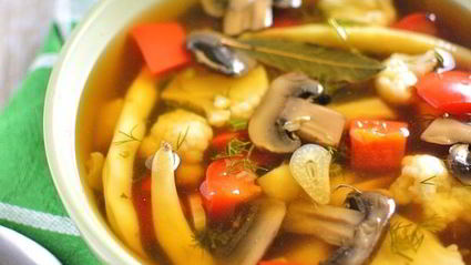 постный суп без масла