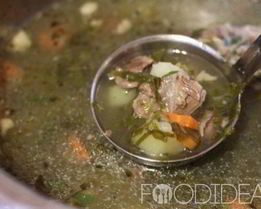 Щавелевый суп с говядиной