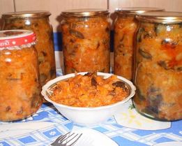 Домашняя овощная солянка на зиму