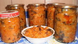 Грибная солянка с овощами на зиму