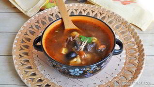 Грибная солянка