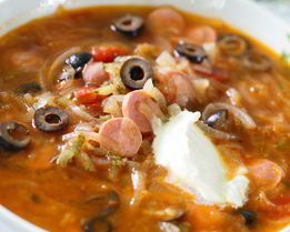 Мясная солянка