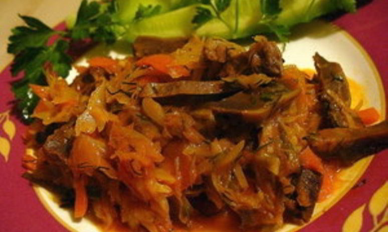 Рецепт солянки из капусты с грибами