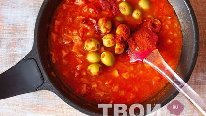 солянка на сковороде