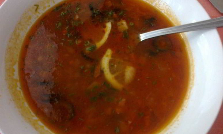 Рецепт солянки с говядиной