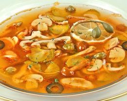 Солянка с грибами