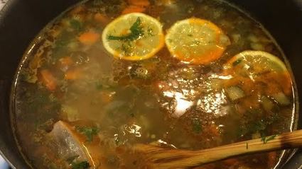 солянка с каперсами