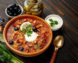 Солянка с картошкой