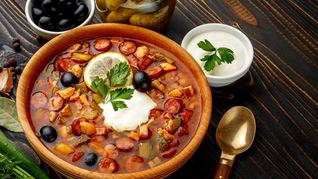 Солянка с картошкой