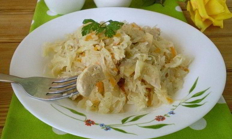 Рецепт солянки с курицей и капустой