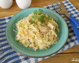 Солянка с курицей