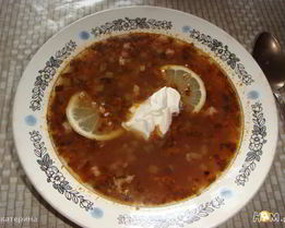 Солянка сборная мясная