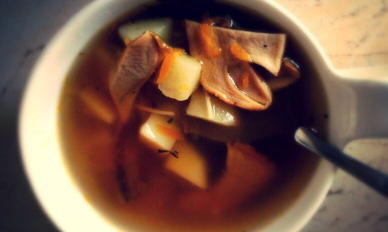 Рецепт супа из белых сушеных грибов