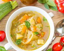 Суп из молодой капусты для худеющих